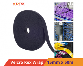 Băng dính Velcro Rex Wrap 15mm x 50m