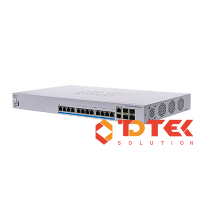 Thiết bị chuyển mạch Cisco Business CBS350-12NP-4X-EU Managed Switch