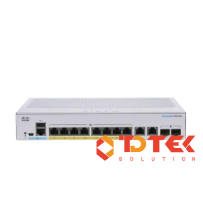 Thiết bị chuyển mạch Cisco Business CBS350-8FP-2G-EU Managed Switch