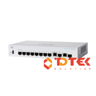 Thiết bị chuyển mạch Cisco Business CBS350-8S-E-2G-EU Managed Switch