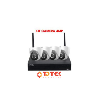  Bộ Kit 4 Camera IP Wifi 4MP IMOU IPC-T42EP + NVR1104HS-W-S2
